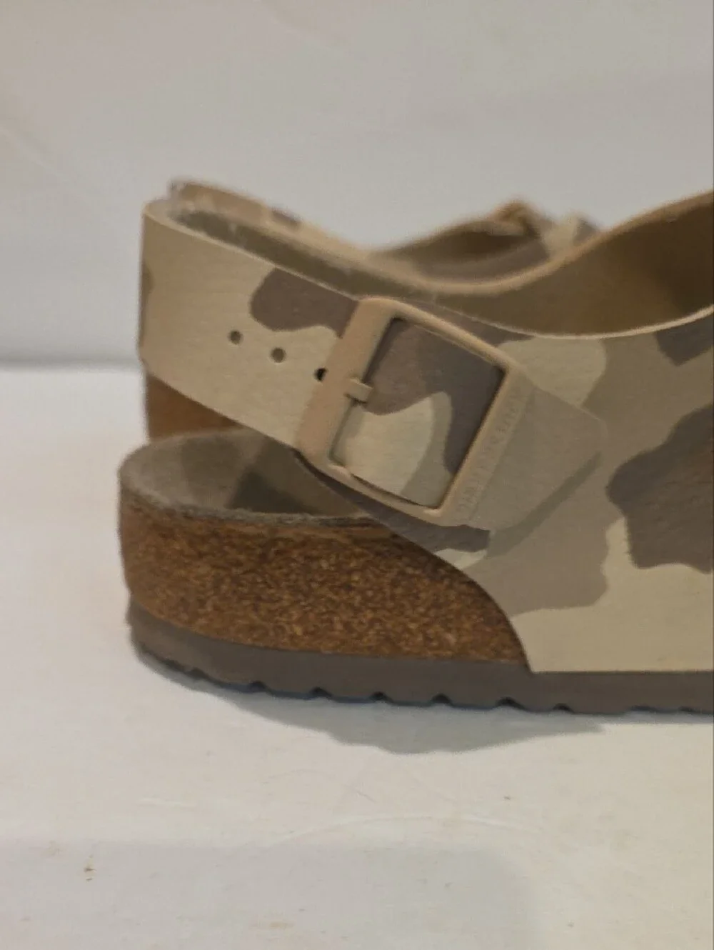 Birkenstock Mens Size 44 M11 285 Made In Germany Arizona Sandal in Beige Camo